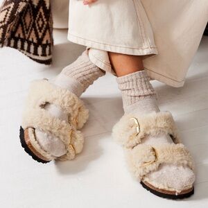 Arizona Teddy Shearling Birkenstock Sandals size 40